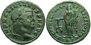 1 Follis Impero romano (27BC-395) Bronzo Massimiano (250-310)