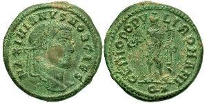 1 Follis Impero romano (27BC-395) Bronzo Galerio Massimiano (260-311)