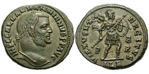 1 Follis Impero romano (27BC-395) Bronzo Galerio Massimiano (260-311)