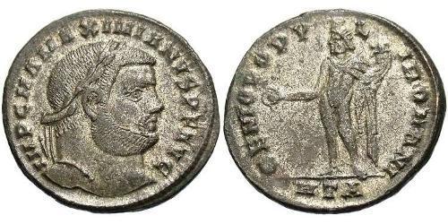 1 Follis Impero romano (27BC-395) Bronzo Massimiano (250-310)