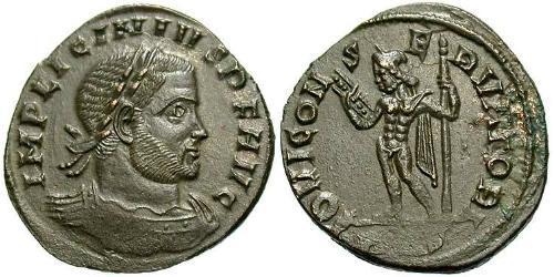 1 Follis Impero romano (27BC-395) Bronzo Licinio I (265-324)