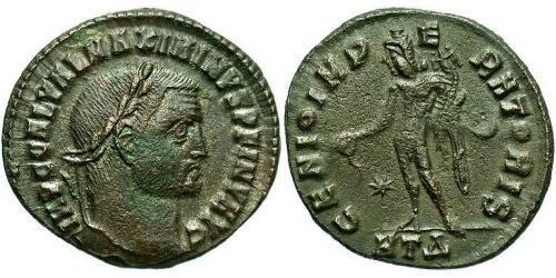 1 Follis Impero romano (27BC-395) Bronzo Massimino II (270 - 313)
