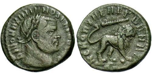 1 Follis Impero romano (27BC-395) Bronzo Massimiano (250-310)