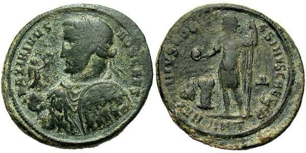 1 Follis Impero romano (27BC-395) Bronzo Massimino II (270 - 313)