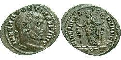 1 Follis Western Roman Empire (285-476) 青铜 Maxentius (278-312)