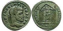 1 Follis Western Roman Empire (285-476) 青铜 Maxentius (278-312)