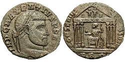 1 Follis Western Roman Empire (285-476) 青铜 Maxentius (278-312)