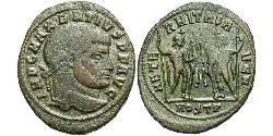 1 Follis Western Roman Empire (285-476) 青铜 Maxentius (278-312)