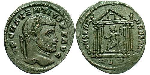 1 Follis Western Roman Empire (285-476) 青铜 Maxentius (278-312)