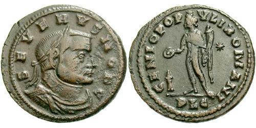 1 Follis Western Roman Empire (285-476) 青铜 Severus II (?- 307)