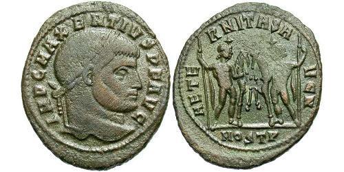 1 Follis Western Roman Empire (285-476) 青铜 Maxentius (278-312)