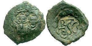 1 Follis 拜占庭帝国 青铜 Heraclius (575-641)