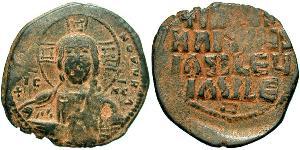 1 Follis 拜占庭帝国 青铜 君士坦丁八世 (1028 - 1025)