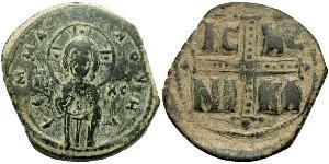 1 Follis 拜占庭帝国 青铜 Michael IV (1010-1041)