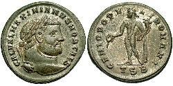 1 Follis 羅馬帝國 青铜 伽列里乌斯