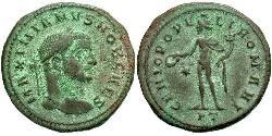 1 Follis 羅馬帝國 青铜 伽列里乌斯