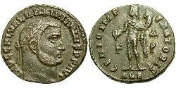 1 Follis 羅馬帝國 青铜 伽列里乌斯