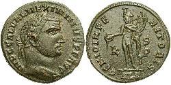 1 Follis 羅馬帝國 青铜 Maximinus II (270 - 313)