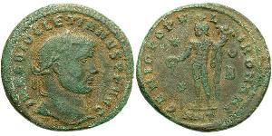1 Follis 羅馬帝國 青铜 Diocletian (244-311)