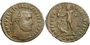 1 Follis 羅馬帝國 青铜 Licinius I (265-324)