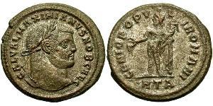1 Follis 羅馬帝國 青铜 伽列里乌斯