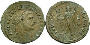 1 Follis 羅馬帝國 青铜 Diocletian (244-311)