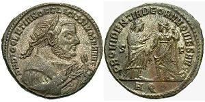 1 Follis 羅馬帝國 青铜 Diocletian (244-311)