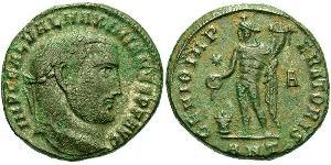 1 Follis 羅馬帝國 青铜 伽列里乌斯