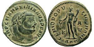 1 Follis 羅馬帝國 青铜 Maximianus (250-310)