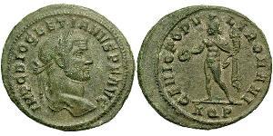 1 Follis 羅馬帝國 青铜 Diocletian (244-311)