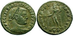 1 Follis 羅馬帝國 青铜 Diocletian (244-311)