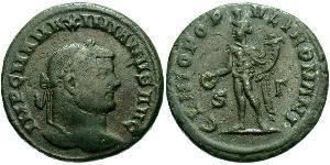 1 Follis 羅馬帝國 青铜 Maximianus (250-310)