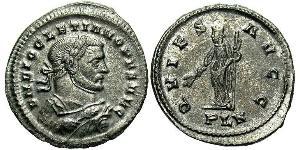 1 Follis 羅馬帝國 青铜 Diocletian (244-311)