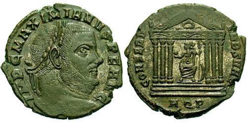 1 Follis 羅馬帝國 青铜 Maximianus (250-310)