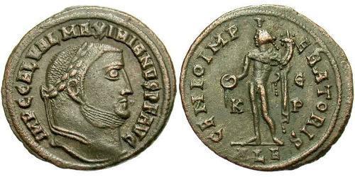 1 Follis 羅馬帝國 青铜 伽列里乌斯