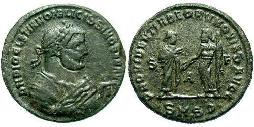 1 Follis 羅馬帝國 青铜 Diocletian (244-311)