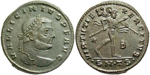 1 Follis 羅馬帝國 青铜 Licinius I (265-324)