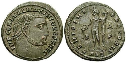 1 Follis 羅馬帝國 青铜 Maximinus II (270 - 313)