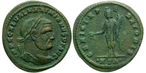 1 Follis 羅馬帝國 青铜 伽列里乌斯