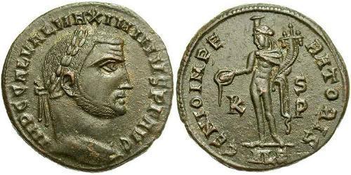 1 Follis 羅馬帝國 青铜 Maximinus II (270 - 313)