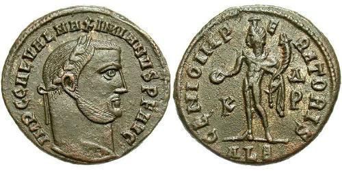 1 Follis 羅馬帝國 青铜 伽列里乌斯