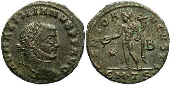 1 Follis 羅馬帝國 青铜 伽列里乌斯