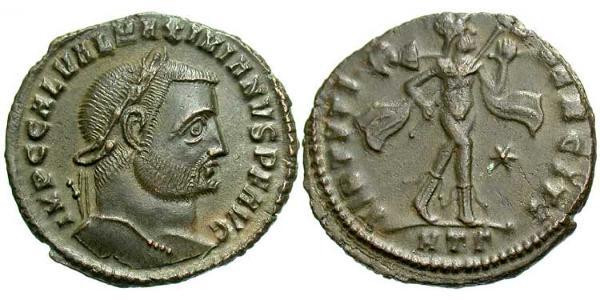 1 Follis 羅馬帝國 青铜 伽列里乌斯