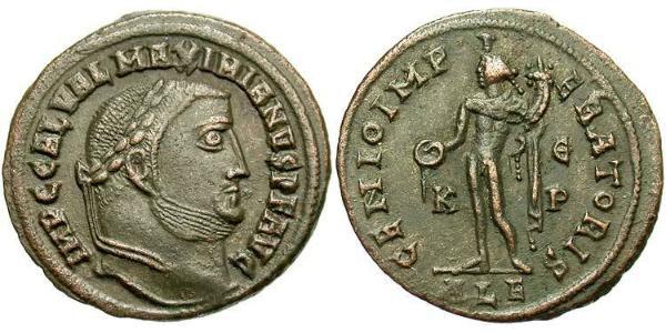 1 Follis 羅馬帝國 青铜 伽列里乌斯