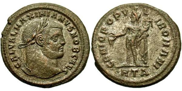 1 Follis 羅馬帝國 青铜 伽列里乌斯