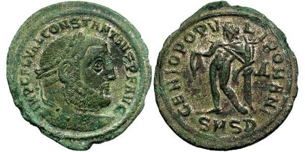 1 Follis 羅馬帝國 青铜 君士坦丁大帝