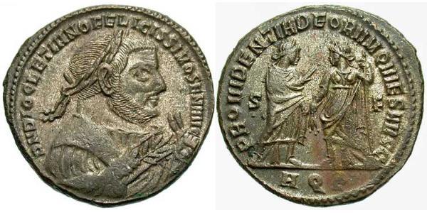 1 Follis 羅馬帝國 青铜 Diocletian (244-311)
