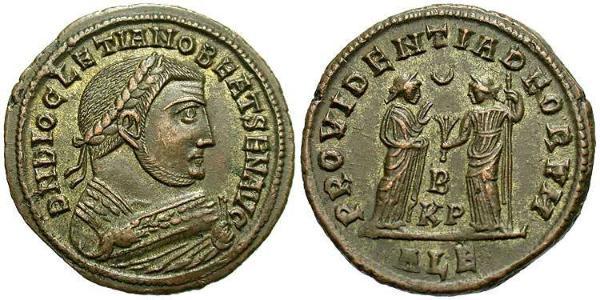 1 Follis 羅馬帝國 青铜 Diocletian (244-311)
