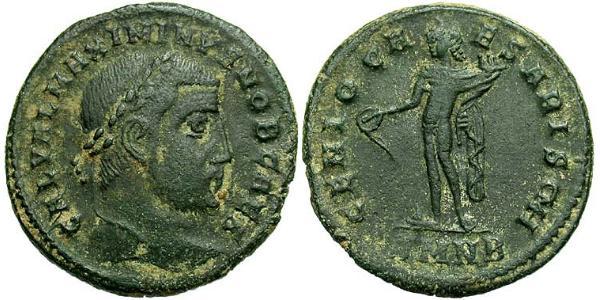 1 Follis 羅馬帝國 青铜 Maximinus II (270 - 313)