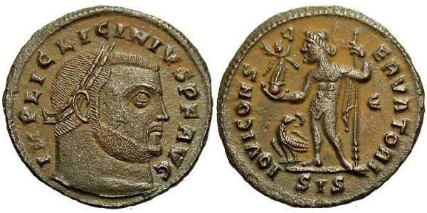 1 Follis 羅馬帝國 青铜 Licinius I (265-324)